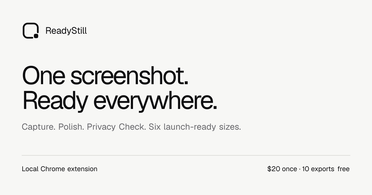 ReadyStill screenshot